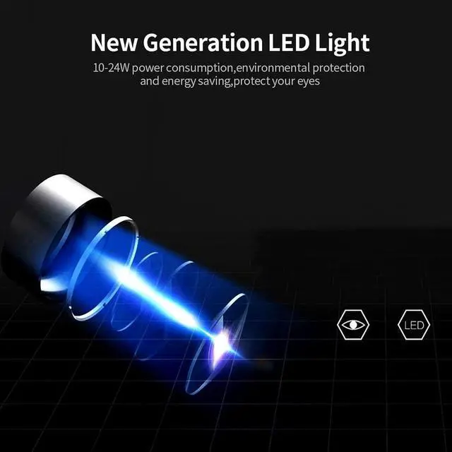 Alt view image 2 of 7 - ABS Mini LED Projector, Portable HD 1080P Video Projector, Lightweight Home Theater Projector