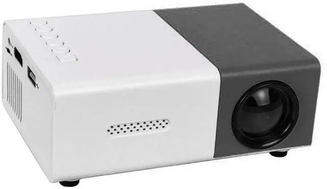 Alt view image 6 of 7 - ABS Mini LED Projector, Portable HD 1080P Video Projector, Lightweight Home Theater Projector