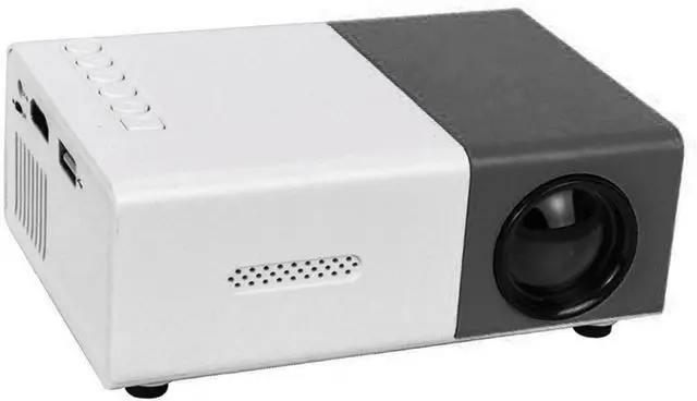 Alt view image 7 of 7 - ABS Mini LED Projector, Portable HD 1080P Video Projector, Lightweight Home Theater Projector