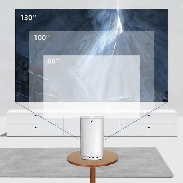 Alt view image 3 of 4 - Projector Home Theater Portable High Definition 1080P