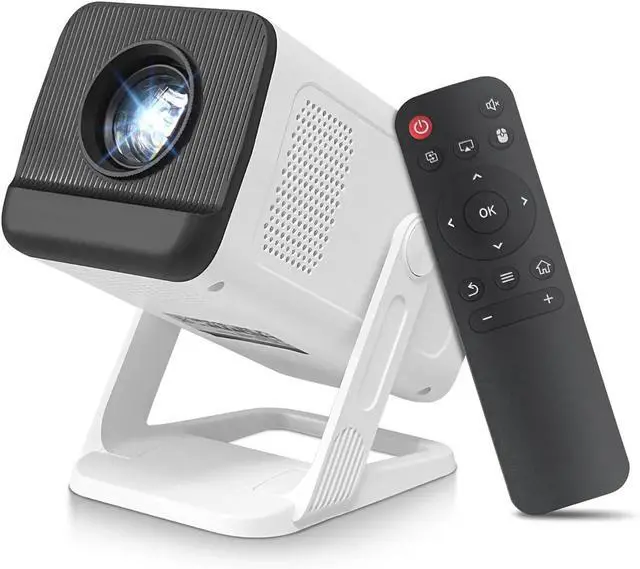 Alt view image 2 of 6 - Portable Projector, Projector For Movies Home Theater WIFI6 Portable Daylight HD LED Projetor