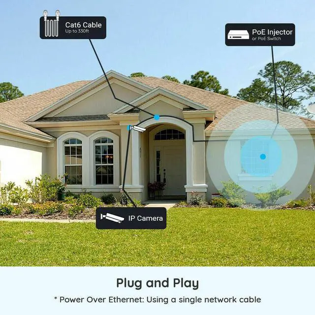 Alt view image 10 of 14 - Reolink 4K 8MP Outdoor Security Camera, Smart Human/Vehicle Detection PoE IP Camera Work with Google Assistant Audio Dome, 256GB Micro SD (not Included) Storage for 24/7 Recording, RLC-820A