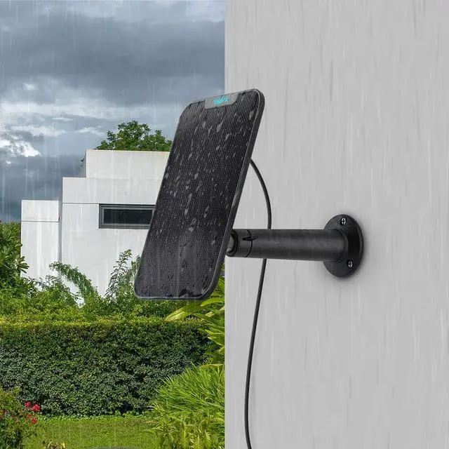 Alt view image 9 of 12 - Reolink Solar Panel for Argus 2, Argus Eco, Argus Pro, Argus PT, Reolink Go, Reolink Go PT only Solar Panel - Black