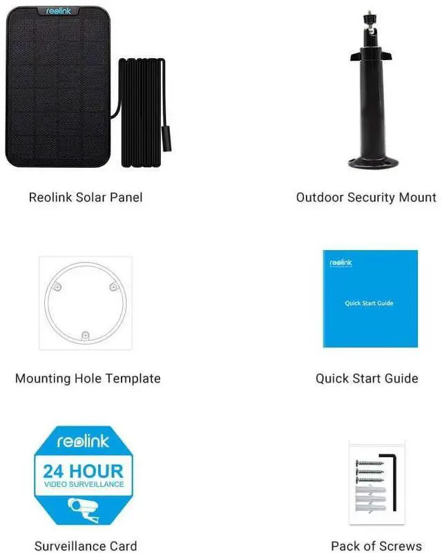 Alt view image 12 of 12 - Reolink Solar Panel for Argus 2, Argus Eco, Argus Pro, Argus PT, Reolink Go, Reolink Go PT only Solar Panel - Black