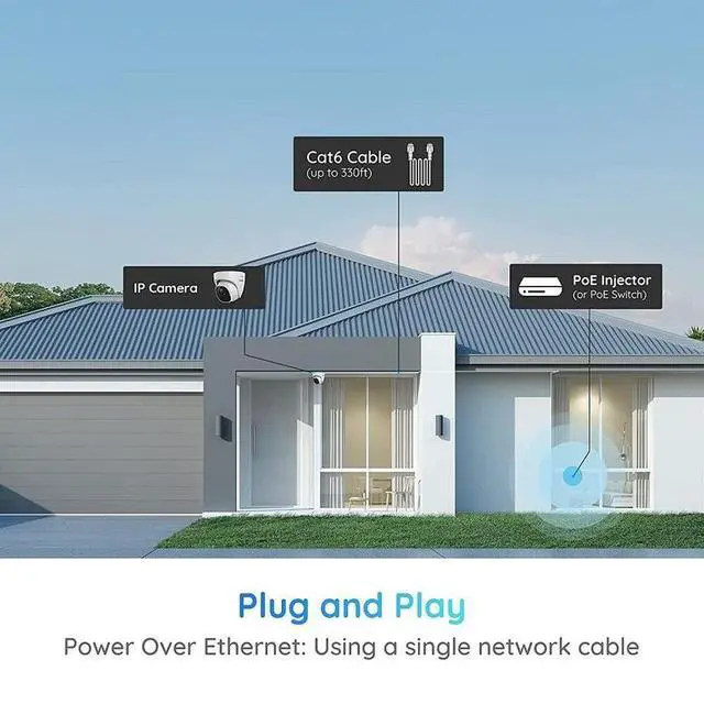 Alt view image 10 of 13 - Reolink 8MP 4K Outdoor PoE Security Camera, IP67 Waterproof, Up to 256GB microSD Card, Audio Recording, Person/Vehicle/Animal Detection