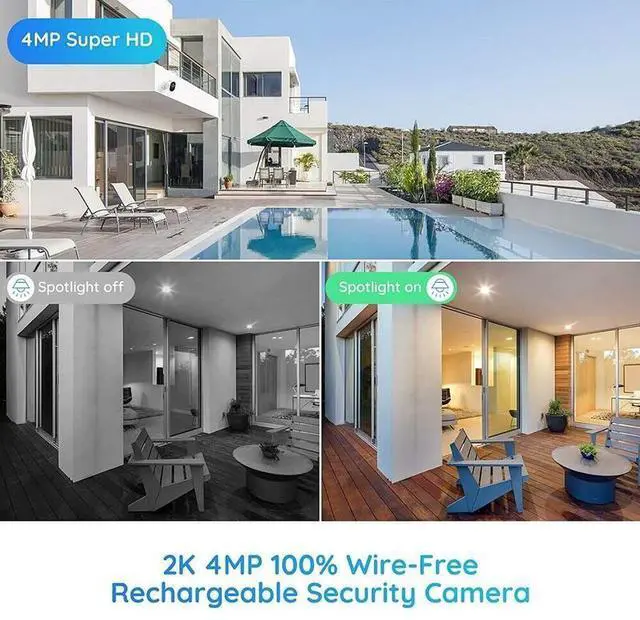 Alt view image 11 of 14 - Reolink Argus Series C22 Smart 5MP Wire-Free Camera with Motion Spotlight, Person/Vehicle Detection, Color Night Vision, Dual Band WiFi