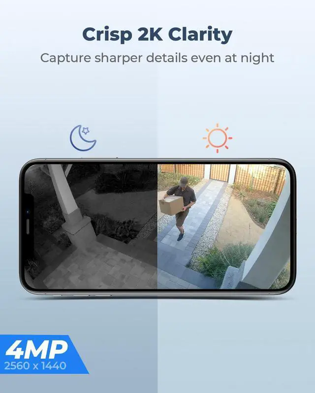 Alt view image 10 of 14 - Reolink Argus PT, 2.4/5 GHz Wi-Fi Pan Tilt Solar Battery Camera Outdoor Wireless for Home Security, 2K Night Vision with PIR Motion Sensor, 2-Way Audio, Support Alexa/Google Assistant/Local SD