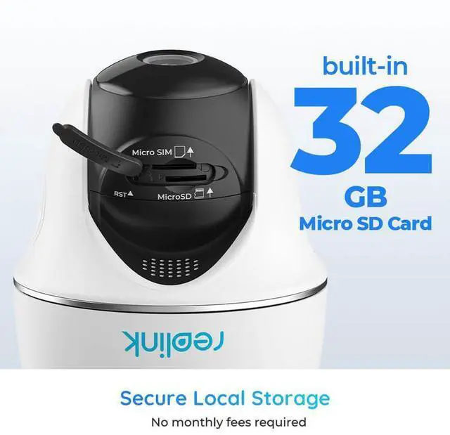Alt view image 14 of 14 - Reolink Go Series P41 4MP Wireless 4G PT Camera, with Smart Detection, Night Vision, Battery/Solar-Powered, Two-Way Audio