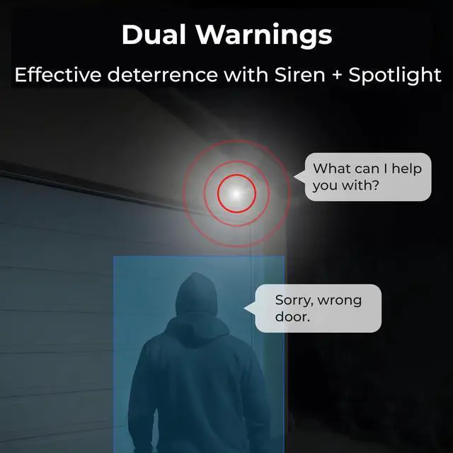 Alt view image 14 of 14 - REOLINK TrackMix WiFi 4K 8MP Wired WiFi Outdoor Security Camera, Dual Lens, 360 PTZ Camera With Auto Tracking, 2.4/5GHz Wi-Fi, Color Night Vision, AI Detection, 6X Hybrid Zoom
