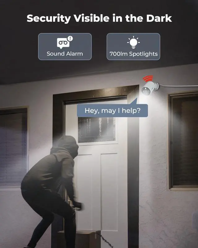 Alt view image 10 of 14 - Reolink 12MP Ultra HD PoE Outdoor Security Camera, Color Night Vision, Human/Vehicle Detection, Two Way Talk, Timelapse, Work with Smart Home Support Micro SD Card(Max.256G)/NVR/FTP - RLC-1212A