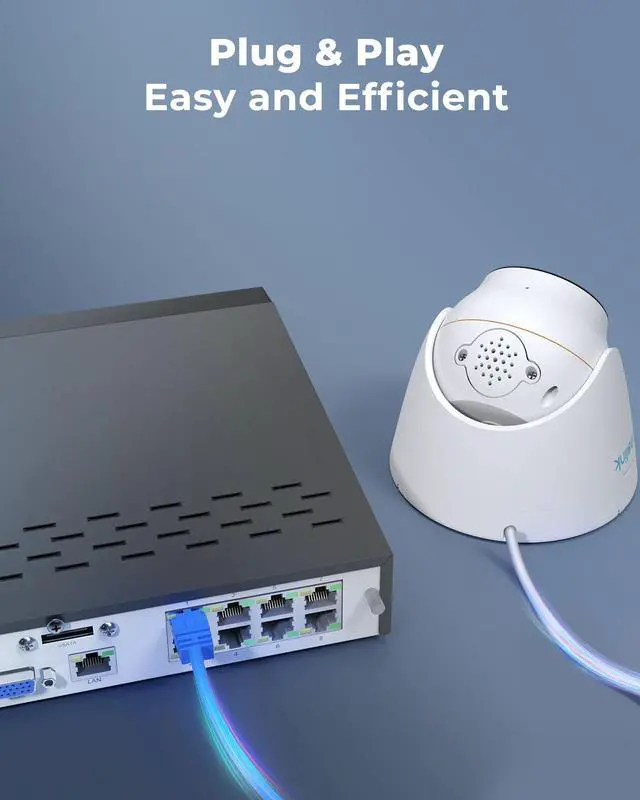 Alt view image 12 of 12 - REOLINK 8CH 12MP PoE Security Camera System, 2 Domes H.265 12MP Cameras with Person/Vehicle Detection and Spotlights,8CH NVR with 2TB HDD for 24-7 Recording