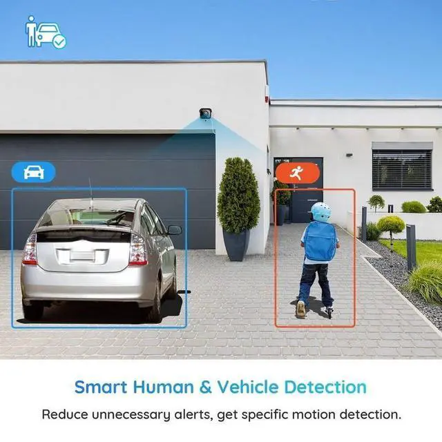 Alt view image 8 of 12 - Reolink B82L 4K Bullet Smart PoE Camera with Spotlight & Color Night Vision, 5X Optical Zoom, Two-Way Audio