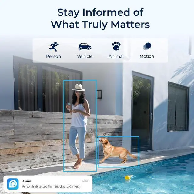 Alt view image 12 of 14 - Reolink 2pcs Argus PT Ultra With Black Solar Panel 2 4K 8MP Wireless PT Standalone Solar/Battery Camera with Spotlights, Dual-Band WiFi