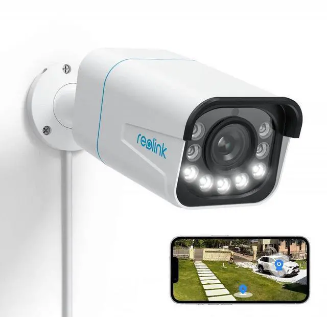 Alt view image 8 of 14 - REOLINK 4K PoE Security Outdoor IP Camera with Human/Vehicle Detection, 5X Optical Zoom, Motion Spotlight, Color Night Vision, Time-Lapse, Two-Way Talk, 256GB SD Card(Not Included) Storage, RLC-811A