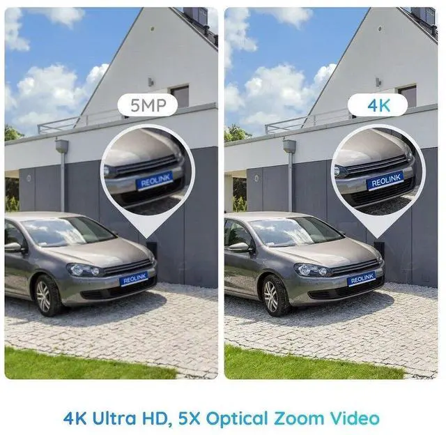 Alt view image 12 of 14 - REOLINK 4K PoE Security Outdoor IP Camera with Human/Vehicle Detection, 5X Optical Zoom, Motion Spotlight, Color Night Vision, Time-Lapse, Two-Way Talk, 256GB SD Card(Not Included) Storage, RLC-811A