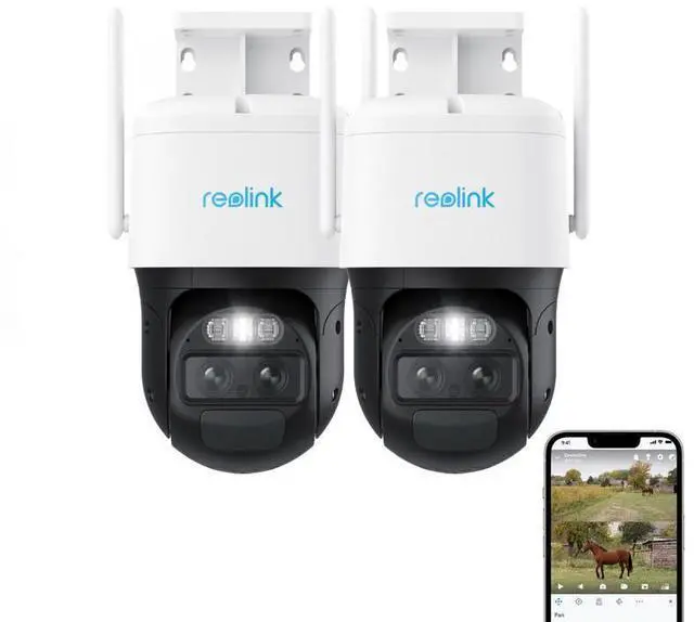 Alt view image 8 of 14 - Reolink 2pcs Trackmix LTE 4MP Dual-Lens 4G PTZ Camera with Auto-Zoom Tracking