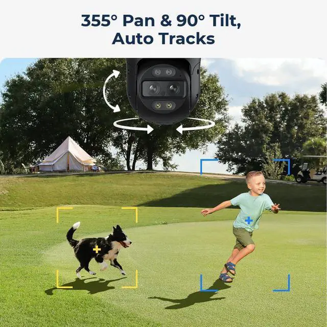 Alt view image 10 of 13 - Reolink Trackmix Series 4K 8MP Dual-Lens PTZ Camera with Motion Tracking, Wide-Angle & Telephoto Lenses