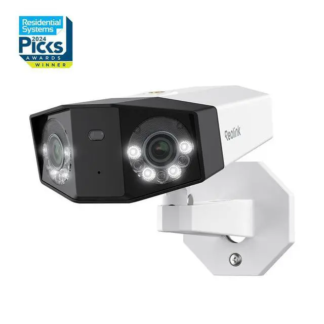 Alt view image 8 of 14 - REOLINK Duo 3 Series 16MP 8K UHD Dual-Lens PoE Security Camera with 180° Panoramic View, Motion Track, F1.6 Color Night Vision, Person/Vehicle/Animal Detection, Supports 24/7 Recording,