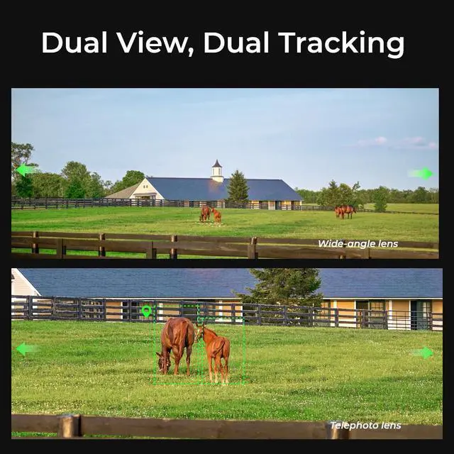 Alt view image 12 of 14 - Reolink 4K 4G LTE Dual-Lens Battery Security Camera with Auto-Zoom Tracking,Dual View, Dual Tracking, Person/Vehicle/Animal Detection