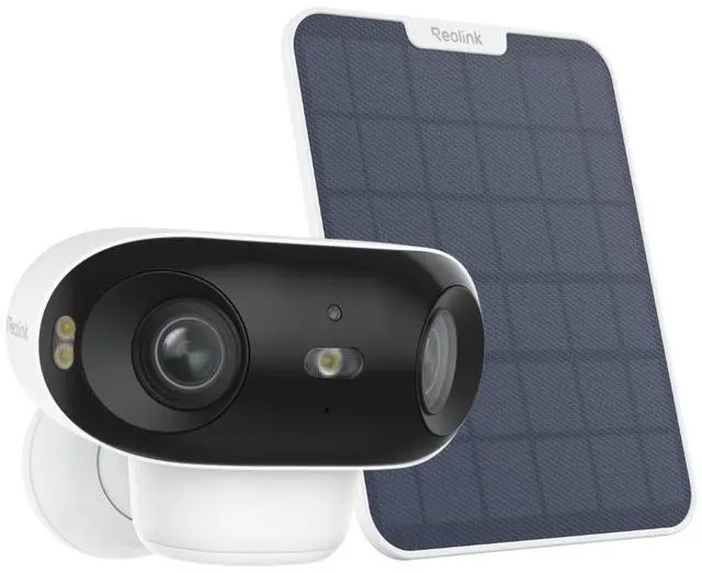 Alt view image 8 of 14 - Reolink 4K Battery Camera with 6W Solar Panel 180° Blindspot-free Color Vision Day and Night