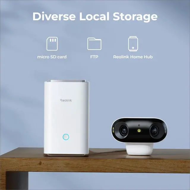 Alt view image 14 of 14 - Reolink 4K Battery Camera with 6W Solar Panel 180° Blindspot-free Color Vision Day and Night