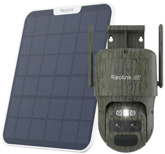 Alt view image 8 of 14 - Reolink TrackMix LTE-C 4G 4K Dual Lens Cellular Trail Security Camera, 4G LTE, Auto Tracking No WiFi Solar Powered Camera with 6X Hybrid Zoom, No-Glow IR, IP66 for Wildlife