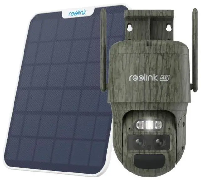 Alt view image 8 of 14 - Reolink 4G LTE Dual-Lens Battery Security Camera with Solar Panel Auto-Zoom Tracking