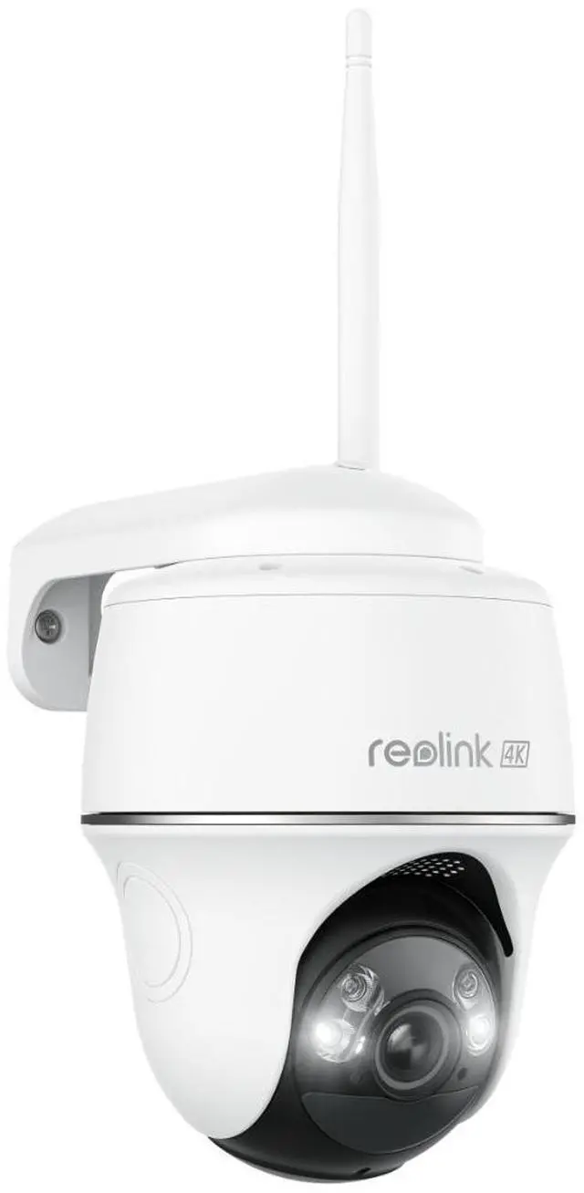 Alt view image 8 of 14 - Reolink Argus PT Ultra 4K 8MP Wireless PT Standalone Solar/Battery Camera with Spotlights, Dual-Band WiFi, Person/Vehicle Detection