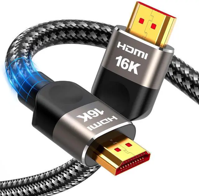 Main image of 16K 8K HDMI Cable 2.2 6.6FT, Next-Gen 96Gbps Ultra High Speed