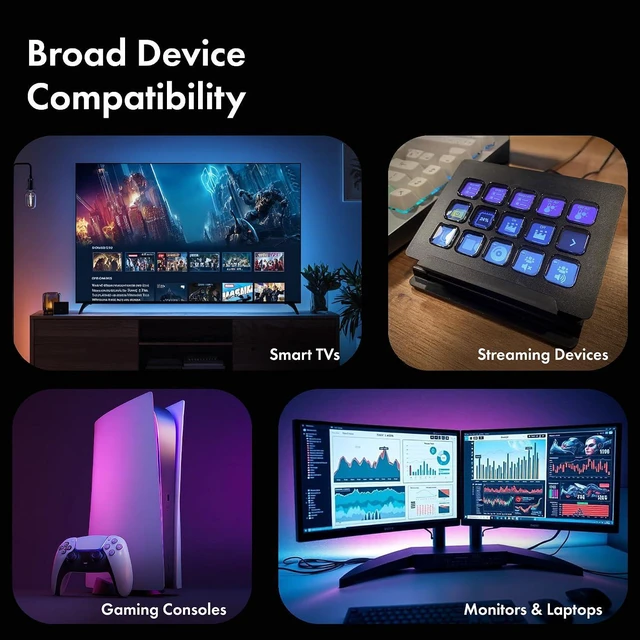 Alt view image 6 of 7 - HDMI Cable V2.1 with Ethernet 8k@60Hz 4K@120Hz UHD Resolution 3.3 Feet Braided 48 Gbps Transfer Ultra High Speed HDR/HDR10/Dolby Vision Dolby Atmos and DTS:X Compatible with All HDMI Devices