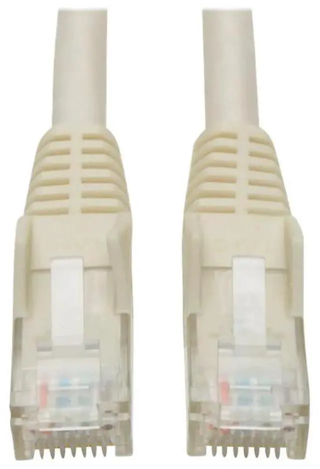 Main image of Eaton Tripp Lite N201-010-WH Cat6 1Gbps Gigabit Ethernet Patch Cable 10 ft White Snagless Molded RJ45 M/M 550MHz UTP PoE T568B LAN Cord Cloud Care Pre-Configured Bundle Eligible (10 Pack)
