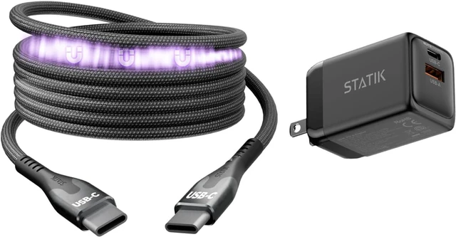 Main image of Statik MagStack (C to C, 3FT) & GaN Charger 48W
