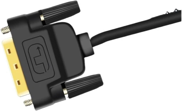 Alt view image 6 of 6 - DVI to Converter Cable Adapter Cable HDMI Input to Output Converter Plated pl-UG for Computers Monitors TVs Projectors(300cm)