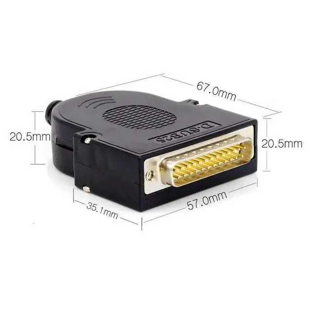 Alt view image 4 of 5 - DB25 Breakout Connector Industrial Male Female Soldering-Free D-SUB 25PIN Plug Adapter DB 25 Weld-Free Serial Parallel Port Plug(BM)