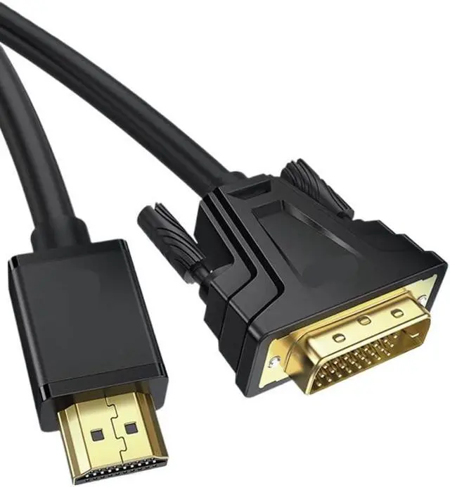 Alt view image 4 of 4 - Musical Sound Male to Male HDMI to DVI Cable HDMI to VGA M>oni>tor Cable(1.5m)