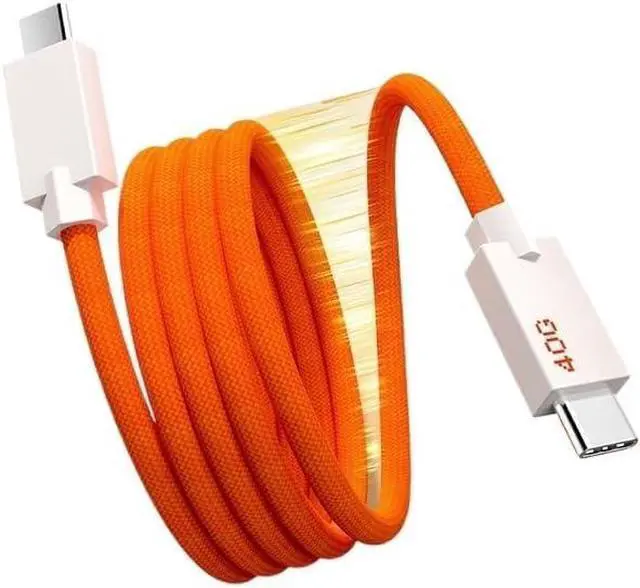 Alt view image 2 of 3 - USB C Cable USB4 80Gbps 8K 240W Cable Fast Cord(H)
