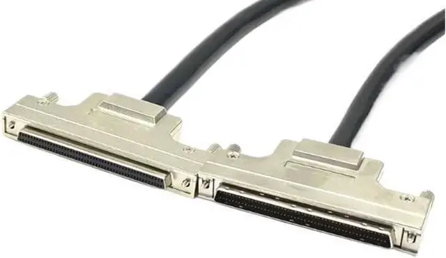 Alt view image 2 of 4 - SCSI HPDB100 Female to Male Shielded Data Cable SCSI HPDB 100 Pin Male Plug Extension Computer Connector Wire(5m,Female to Male)