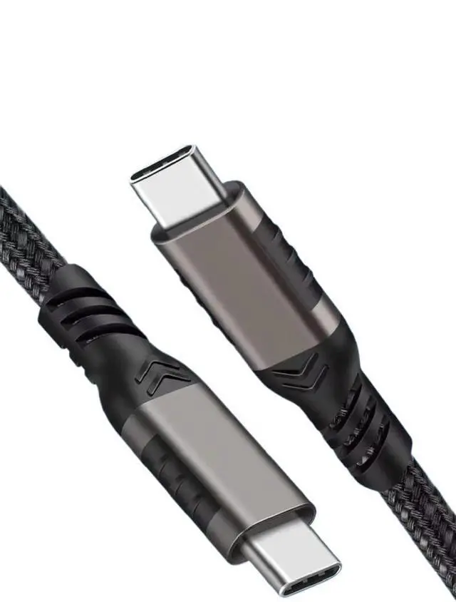 Alt view image 5 of 5 - USB C 3.2 Gen 2 Type C to USB C Cable 4K@60HZ 20Gbps VR Data Cable 5A 100W Fast Cord(2m,USB3.2 PVC)