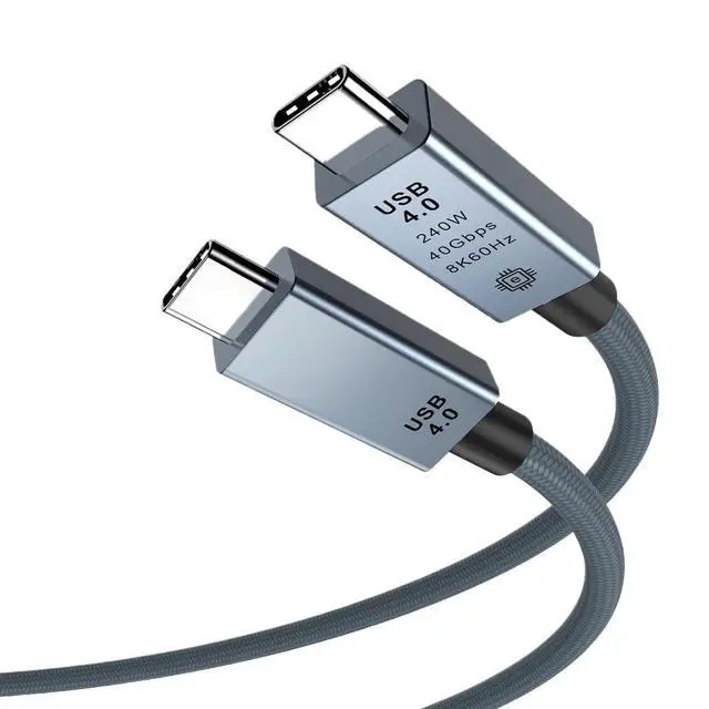 Alt view image 2 of 6 - 4 40Gbps USB4 Cable USB Type C to C 240W Fast Cable(30cm)