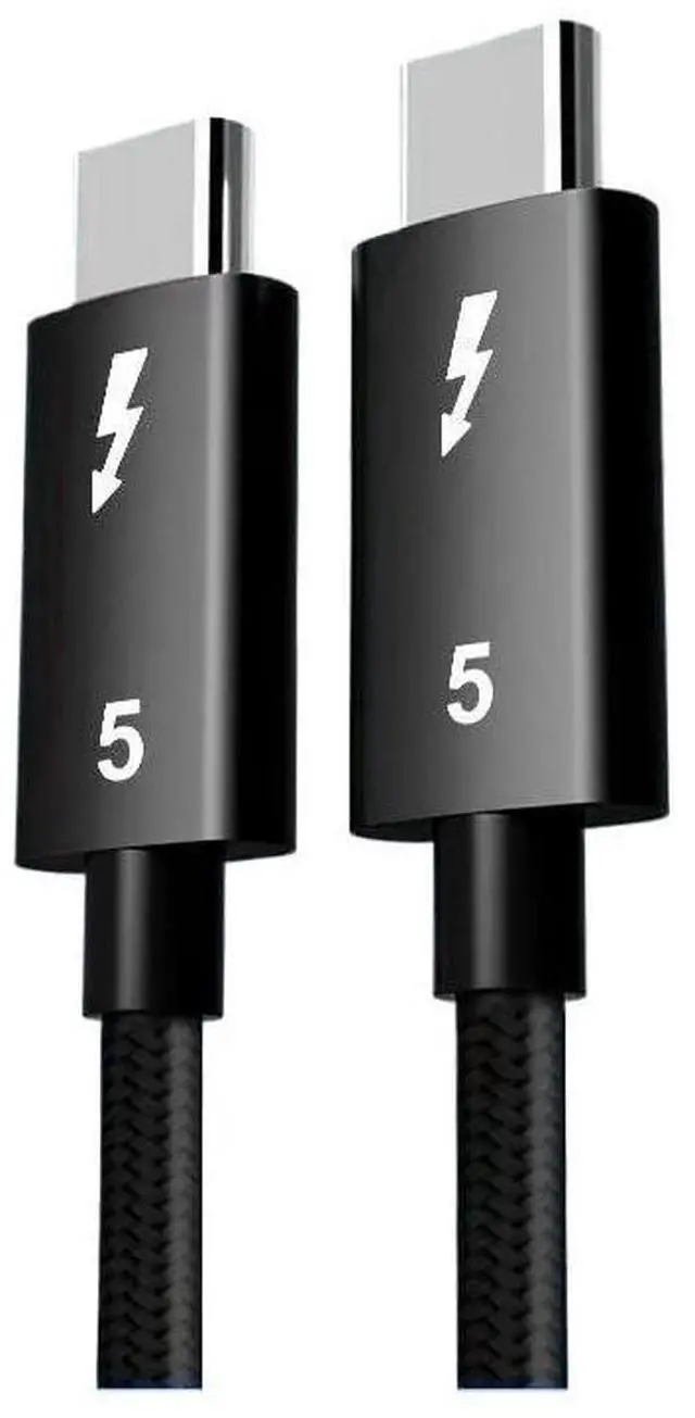 Alt view image 2 of 5 - PD 240w USB C to USBC 5 Full-Function Data Cable Fast 16K 60Hz Video Output Functional 80Gbps Transmission(0.5m)