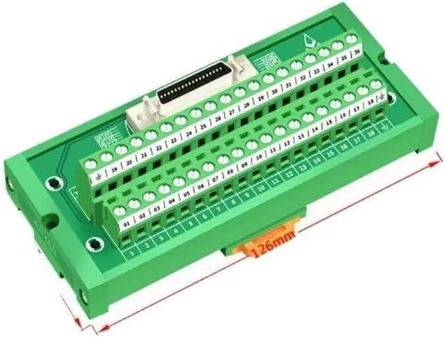 Alt view image 4 of 6 - SCSI CN36 36P Terminals Adapter Board with Data Cable 0.5M/1M/2M/3M/5M SCSI 36pin Servo Module Terminal Board(Teminal Board)