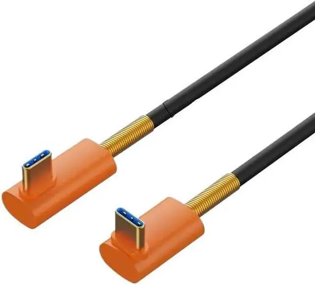 Alt view image 5 of 7 - USB4 Data Cable t2y>pe-c Male to Male Compatible with 40Gbps Fast 8K Projection Cable PD240w(1.2m,C Double Left Right2)