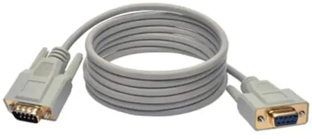 Main image of 1.5M 9-pin Serial Cable RS232 Extension DB9 Male to Female 9PIN Straight Through RS232 Extender M F Cable Assembly