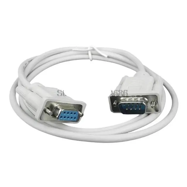 Alt view image 2 of 2 - 1.5M 9-pin Serial Cable RS232 Extension DB9 Male to Female 9PIN Straight Through RS232 Extender M F Cable Assembly