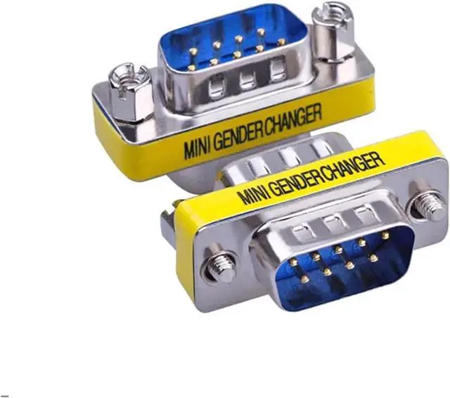 Alt view image 3 of 4 - DB9 9Pin Female to Female,Male to Female,Male to Male Gender Changer Plug Connector Adapter D-Sub RS232 Serial Plug(M to M)