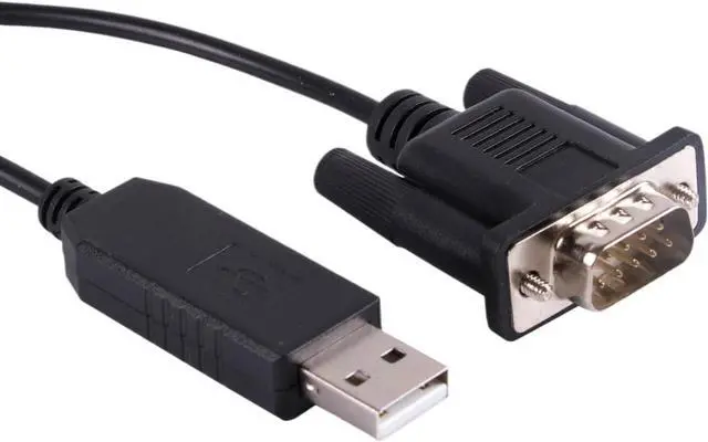 Main image of USB to RS232 COM Port Serial DB9 Pin Cable cp2102 pl2303 Null Modem DCE Crossed Wired Adapter Cable(FTDI-2-TXD Male)