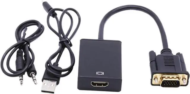 Main image of V/GA to HDMI-Compatible Cord Converter for P;S/4 Tv Box Aux Splitter Display Port Projector Television Extender Adapter(Type 1)