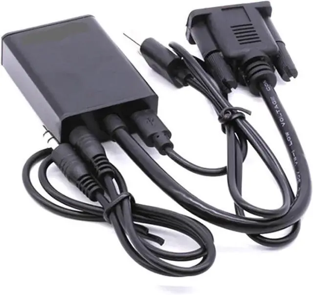 Alt view image 2 of 6 - V/GA to HDMI-Compatible Cord Converter for P;S/4 Tv Box Aux Splitter Display Port Projector Television Extender Adapter(Type 1)