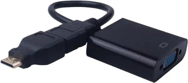 Alt view image 5 of 7 - M;ic/ro HDMI-Compatible to V/GA Adaptor Adapter to Female Built-in 1080p Converter for P;S/4 TV(Type D)