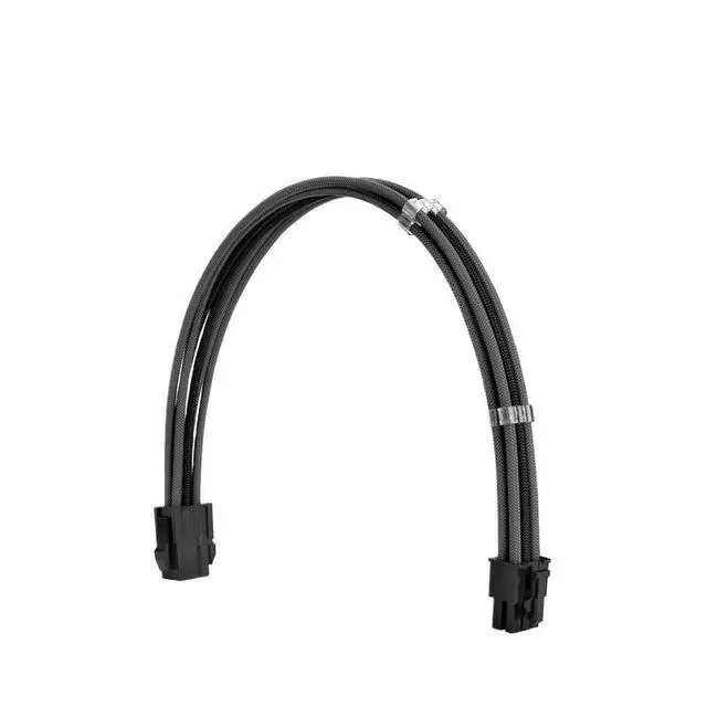 Alt view image 6 of 7 - Wen ST Fm-NP6P PCI-E 6Pin Power Extension Cable for Motherboard/GPU 6 Pin 18AWG Combination Color Extension Cables with Comb(Black - Silver)